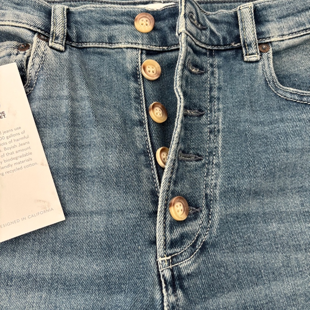 NWT Boyish The Ricky High Rise Flare Sz 28 - Picture 4 of 11
